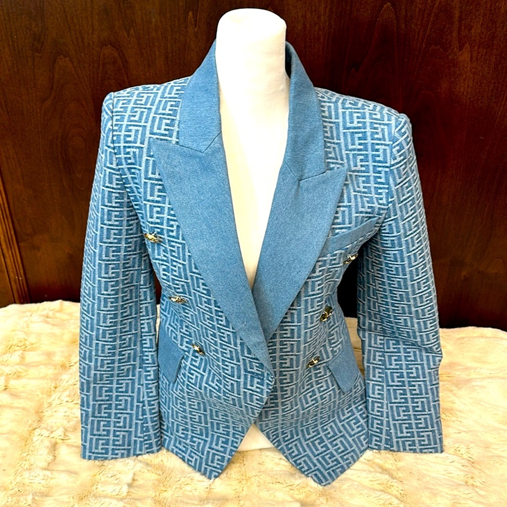 Balmain Paris Jean material jacket size 36